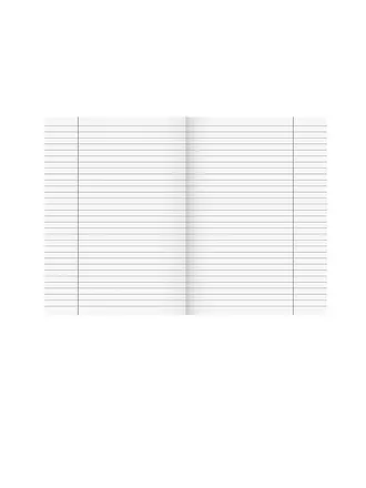 BRUNNEN VERLAG | Heft A4 Liniert mit Korrekturrand 9mm 20 Blatt | 